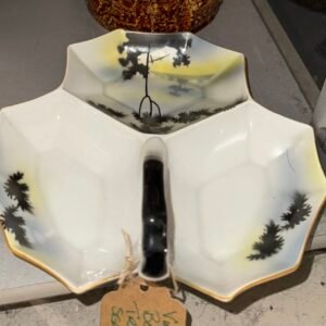 Vintage Bavaria bone china tri-plate server