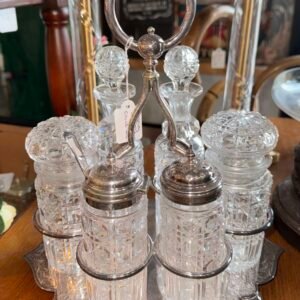 Davidson 1930 stunning silver plated cruet set