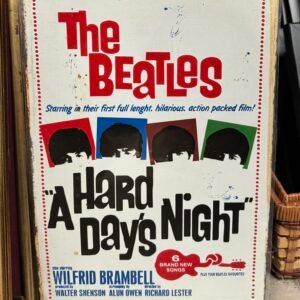 Beatles “A Hard Day’s Night” tin sign