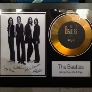 Beatles framed disc