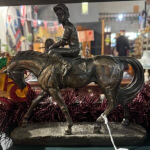 Horse and Jockey statue