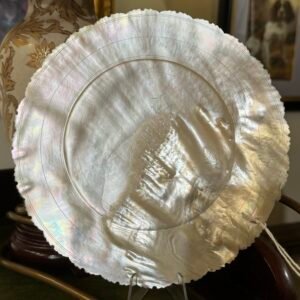 19th century mother of pearl plate