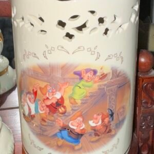 Lenox Snow White gold trim votive candle holder