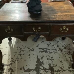 Early 18th century lowboy on cabriole legs