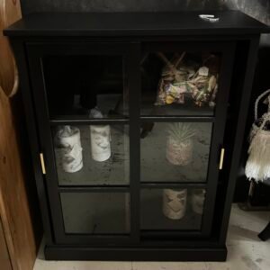 Black glazed cabinet