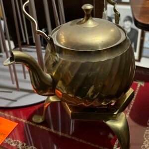 Brass kettle and stand