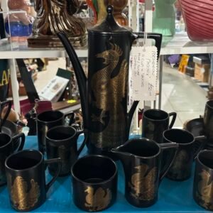 Portmeirion ‘Pheonix’ (11 cups a and saucers, milk jug, sugar pot and coffee pot)