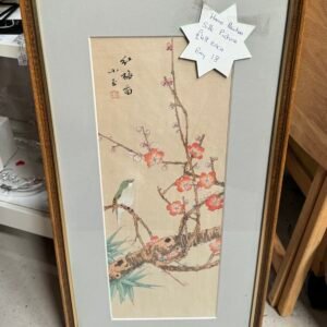 Hand painted silk picture