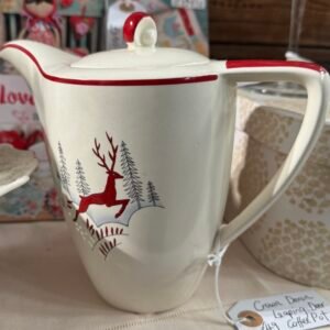 Crown Devon leaping deer coffee pot