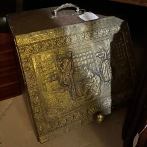 Brass coal box