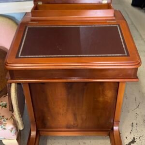Reproduction Yew wood Davenport desk