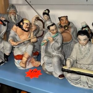 8 vintage immortal Chinese figures