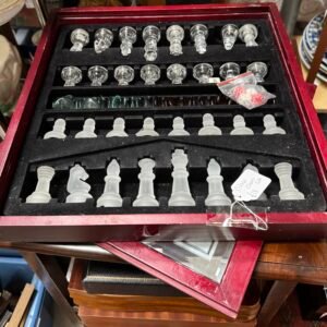 Glass chess set
