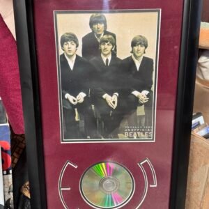 Beatles framed disc