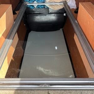 Large silver mirror (length: 220cm, Width: 120cm)
