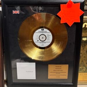 Beatles limited edition gold disc