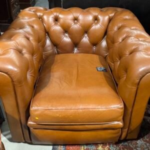 Light brown tub chair