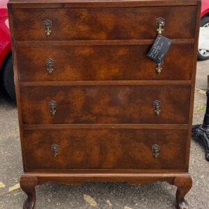 Waring and Gillow chest of drawers with walnut finish