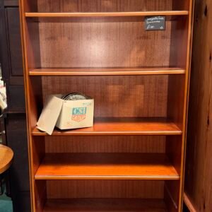 Cherrywood finish bookcase
