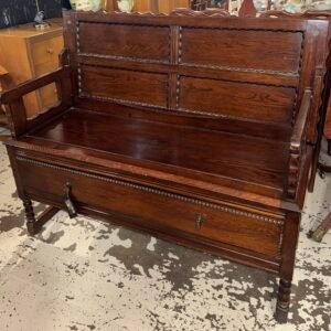 Oak monks bench