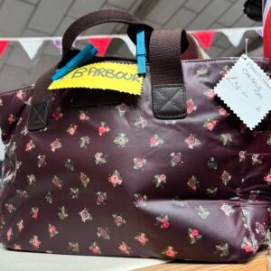 Brown flowered Barbour bag
