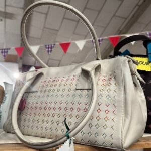 Radley cream and pink handbag