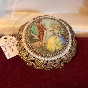 Art deco brooch Chanel style